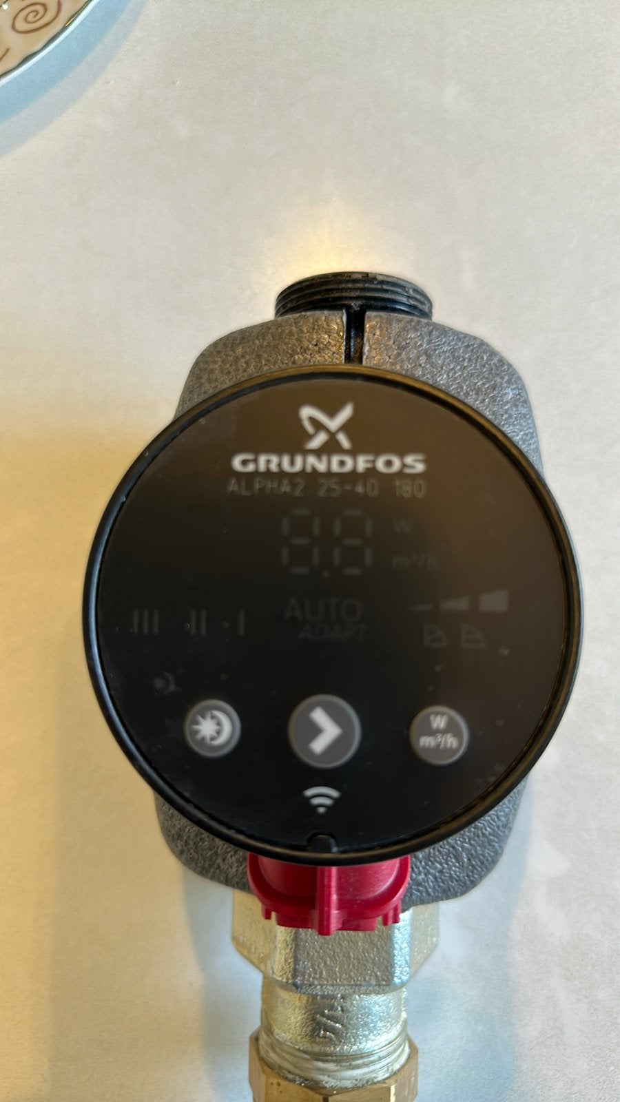 Grundfos ALPHA2 25-40 180 circulatiepomp, Ophalen, Overige materialen, Overige typen, Zo goed als nieuw