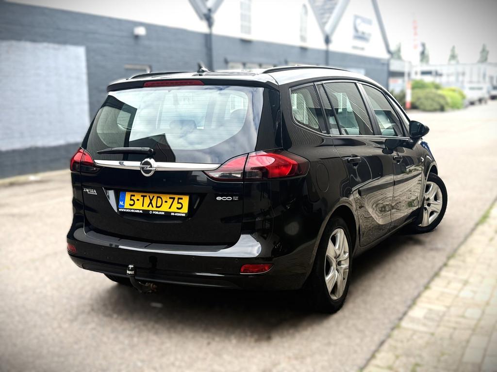 Opel Zafira Tourer 1.4 Rhythm|Navi|Cruise|Trekhaak, Gebruikt, Huisgarantie, 4 cilinders, Met garantie (alle)