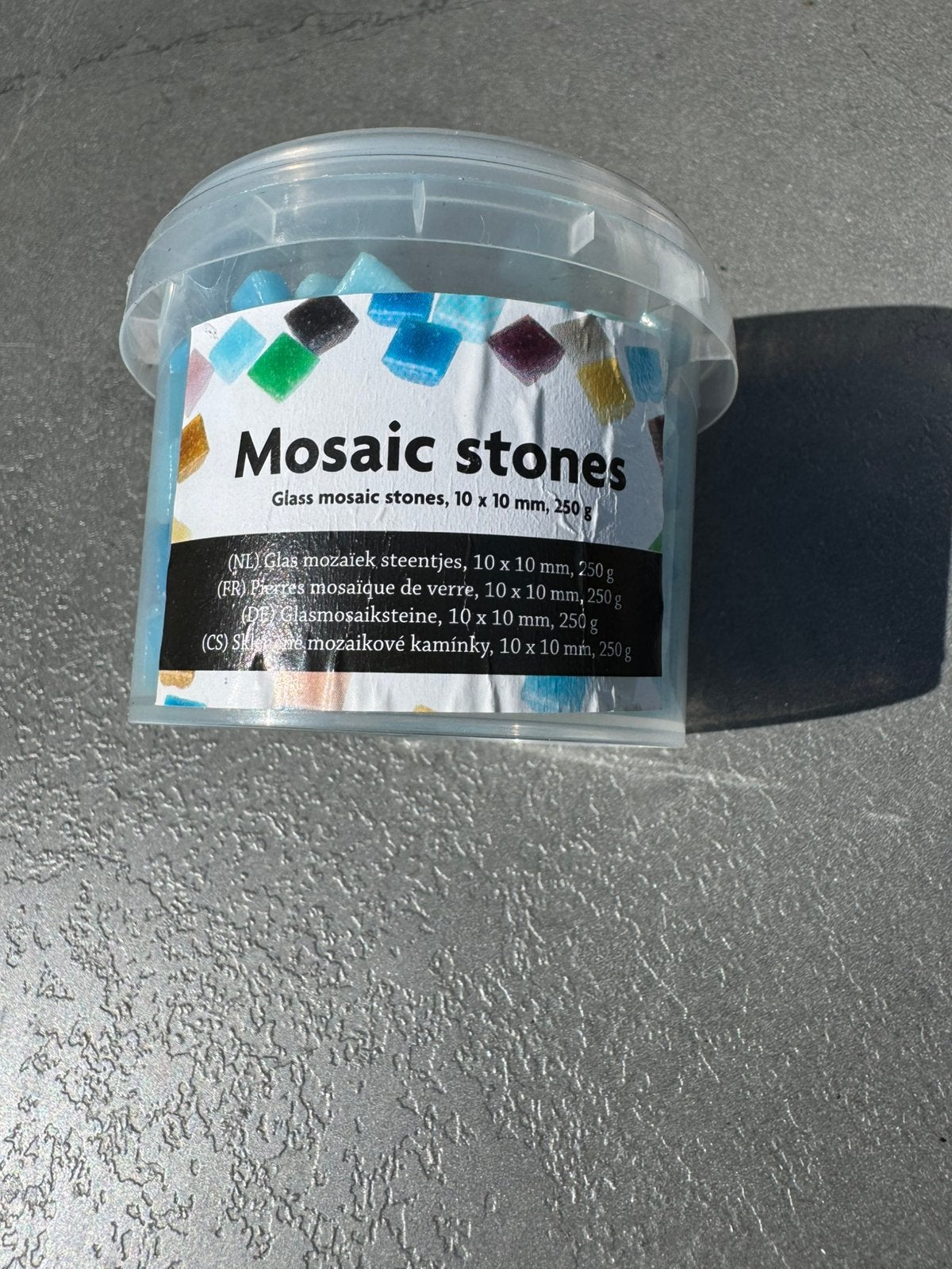 Glas mozaïek steenjes, Ophalen, Zo goed als nieuw