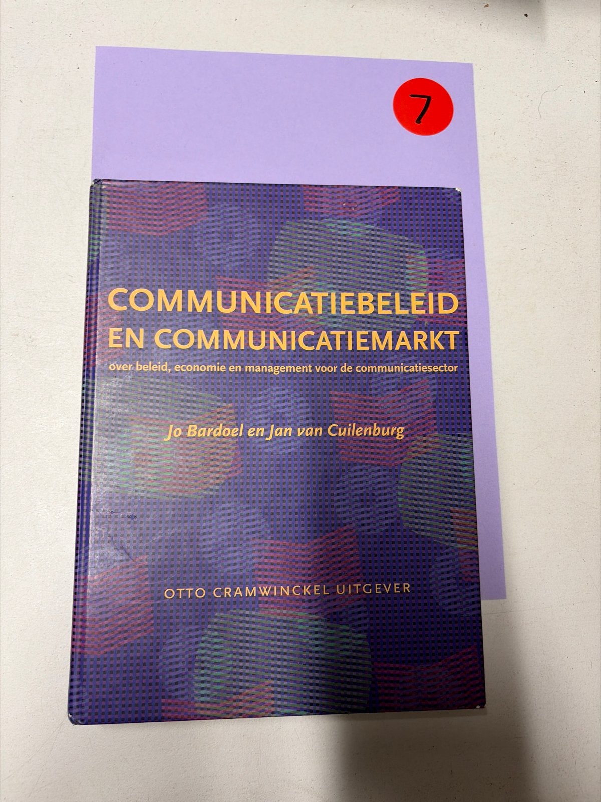 Communicatiebeleid en Communicatiemarkt - Jo Bardoel, Ophalen of Verzenden, Gamma, Gelezen, HBO