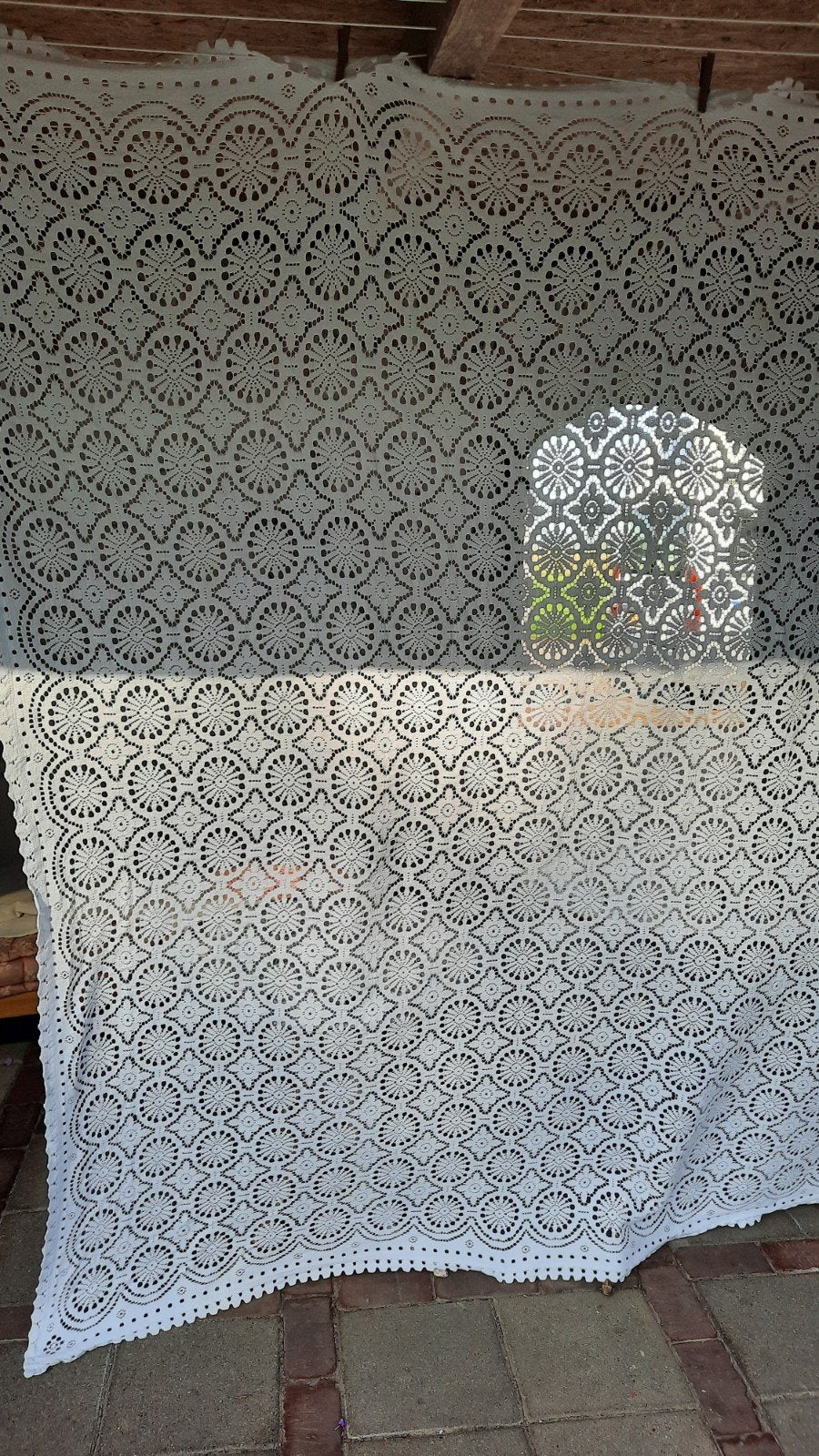 sprei kleed kant (nuzzelspul), Ophalen of Verzenden, Gebruikt