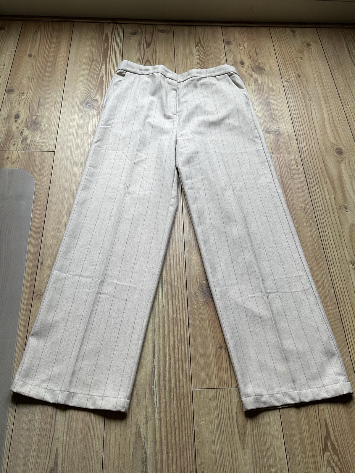 Norah gestreepte broek - Maat 40, Maat 38/40 (M), Beige, Ophalen of Verzenden, Zo goed als nieuw