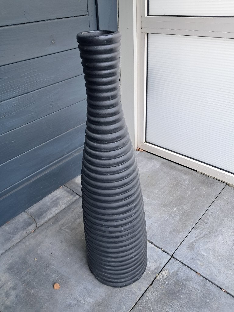 Vaas Ikea Havturn Zwart 90cm x 25cm (LEZEN), Ophalen, 90 cm, Zwart, Zo goed als nieuw
