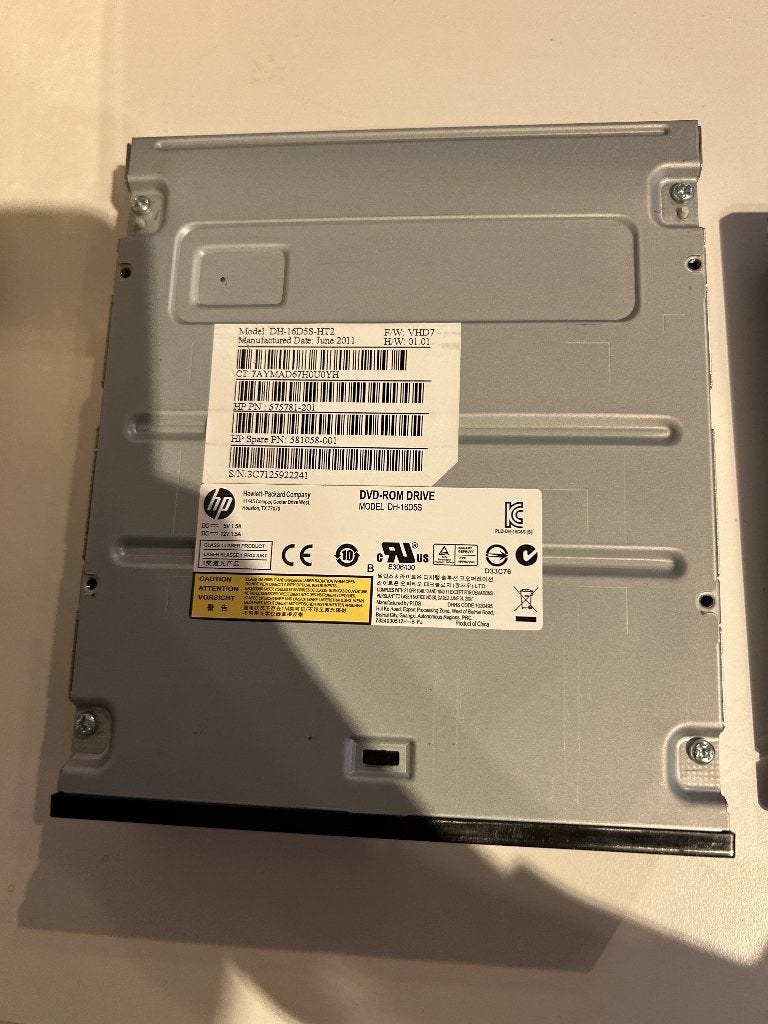 HP DH-16D5S-HT2 DVD-ROM DRIVE, Ophalen of Verzenden, Gebruikt, Dvd