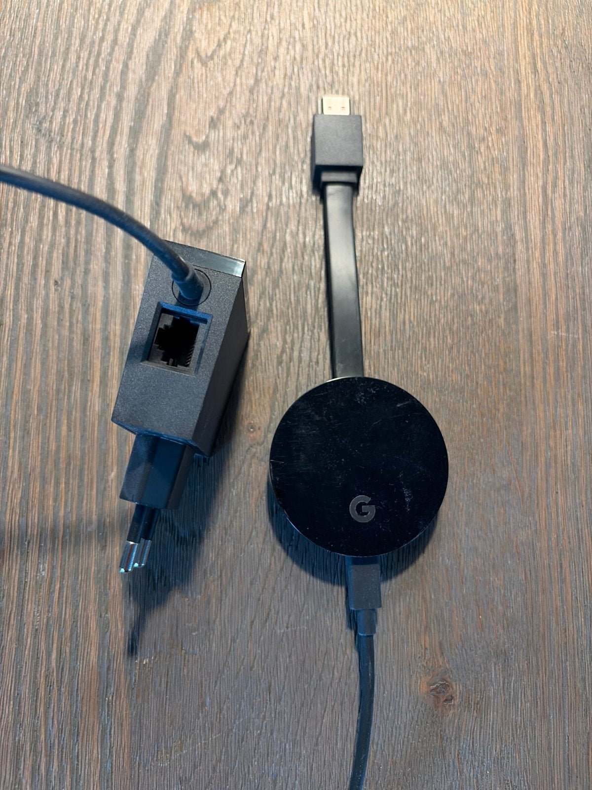 Google Chromecast met Ethernet-adapter, Ophalen, Zo goed als nieuw, HDMI