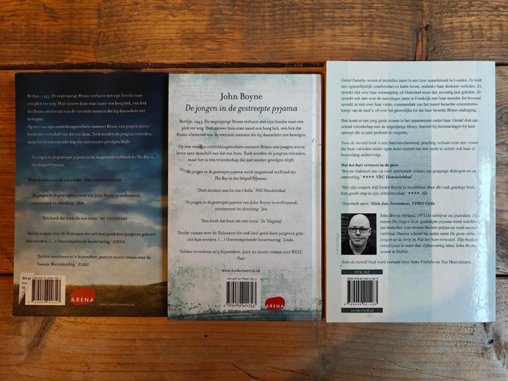 3 Boeken van John Boyne., Boeken, Ophalen of Verzenden, Tweede Wereldoorlog, Zo goed als nieuw