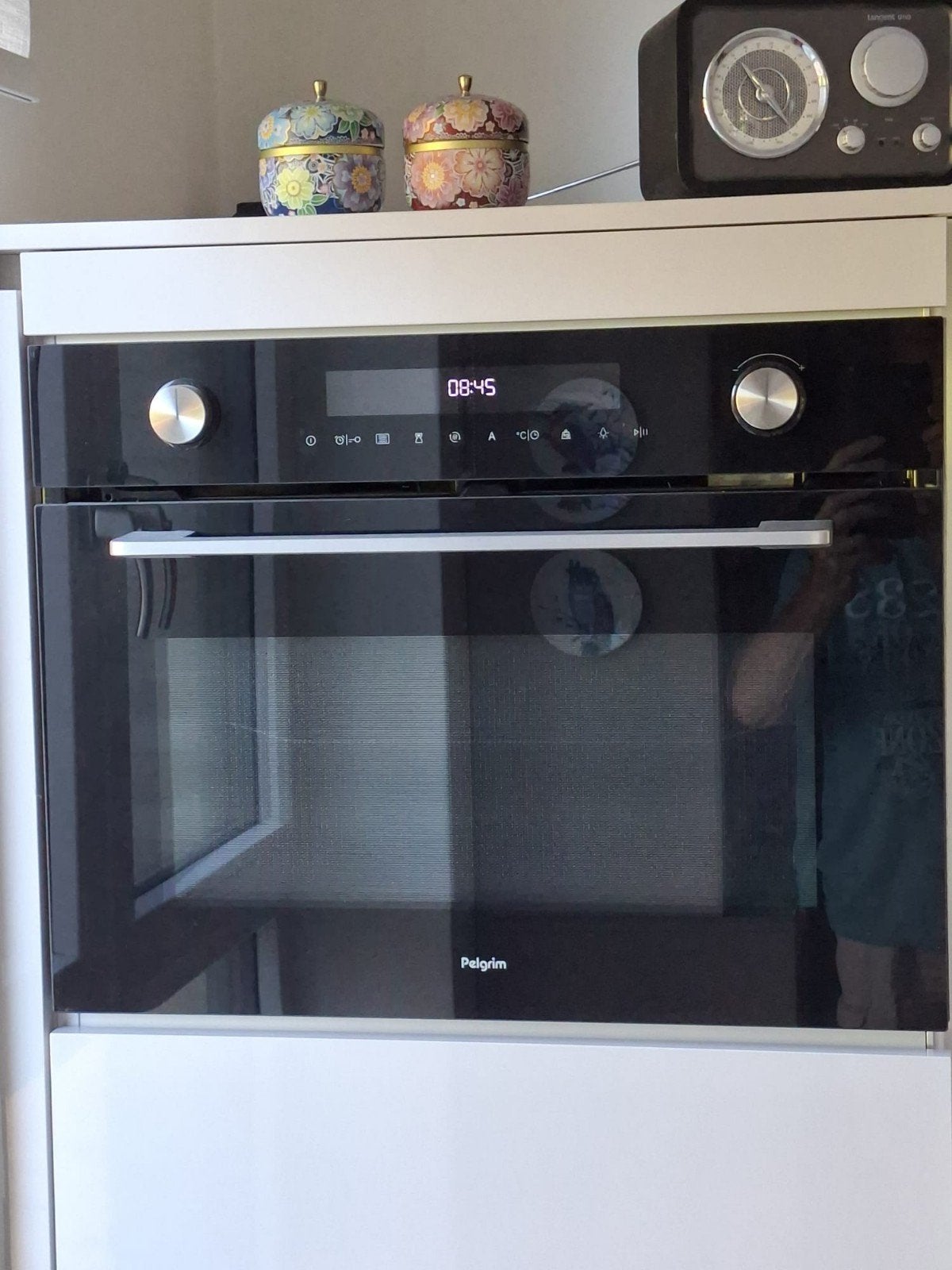 Pelgrim Inbouw Oven/Magnetron - 1 jaar oud, Ophalen, 45 tot 50 cm, Pelgrim, Inbouw