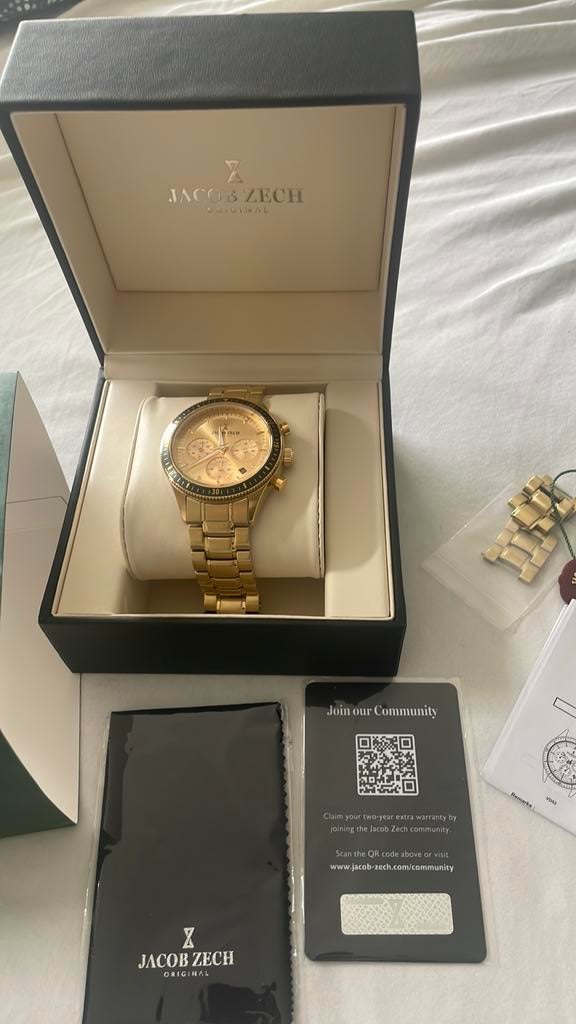 Jacob zech horloge milano origineel, Sieraden, Tassen en Uiterlijk, Horloges | Heren, Overige merken, Polshorloge, Nieuw, Ophalen of Verzenden