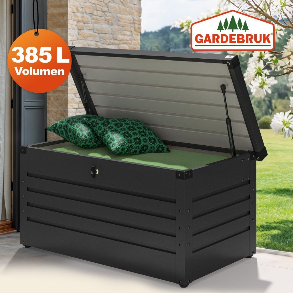 Opbergbox tuinkist tuinkussens metaal 385L GRATIS BEZORGD!, Tuin en Terras, Verzenden, Nieuw, Nvt, Nvt