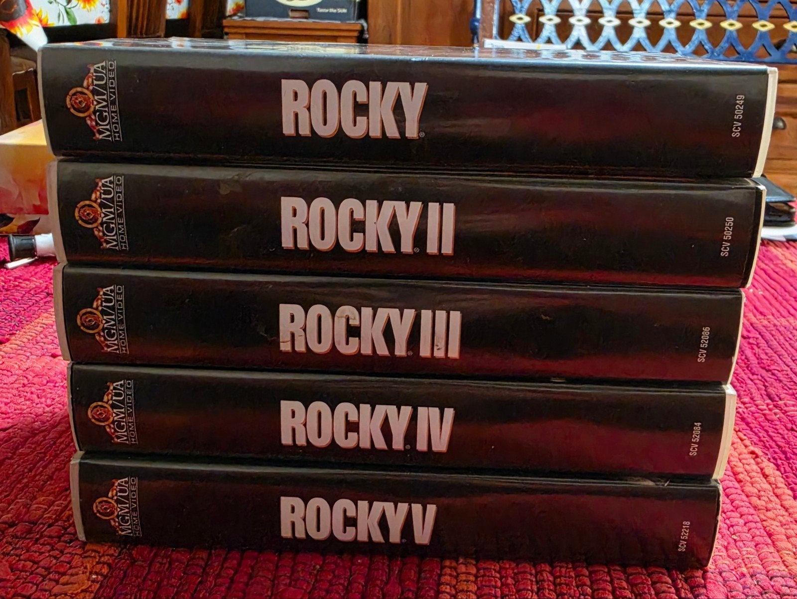 Rocky VHS Collectie I-V - Actie en Avontuur, Vanaf 12 jaar, Ophalen of Verzenden, Gebruikt, Actie en Avontuur