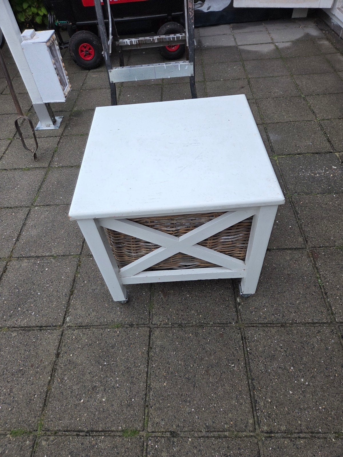 Tafeltje., Ophalen, Gebruikt, Rechthoekig, Minder dan 55 cm