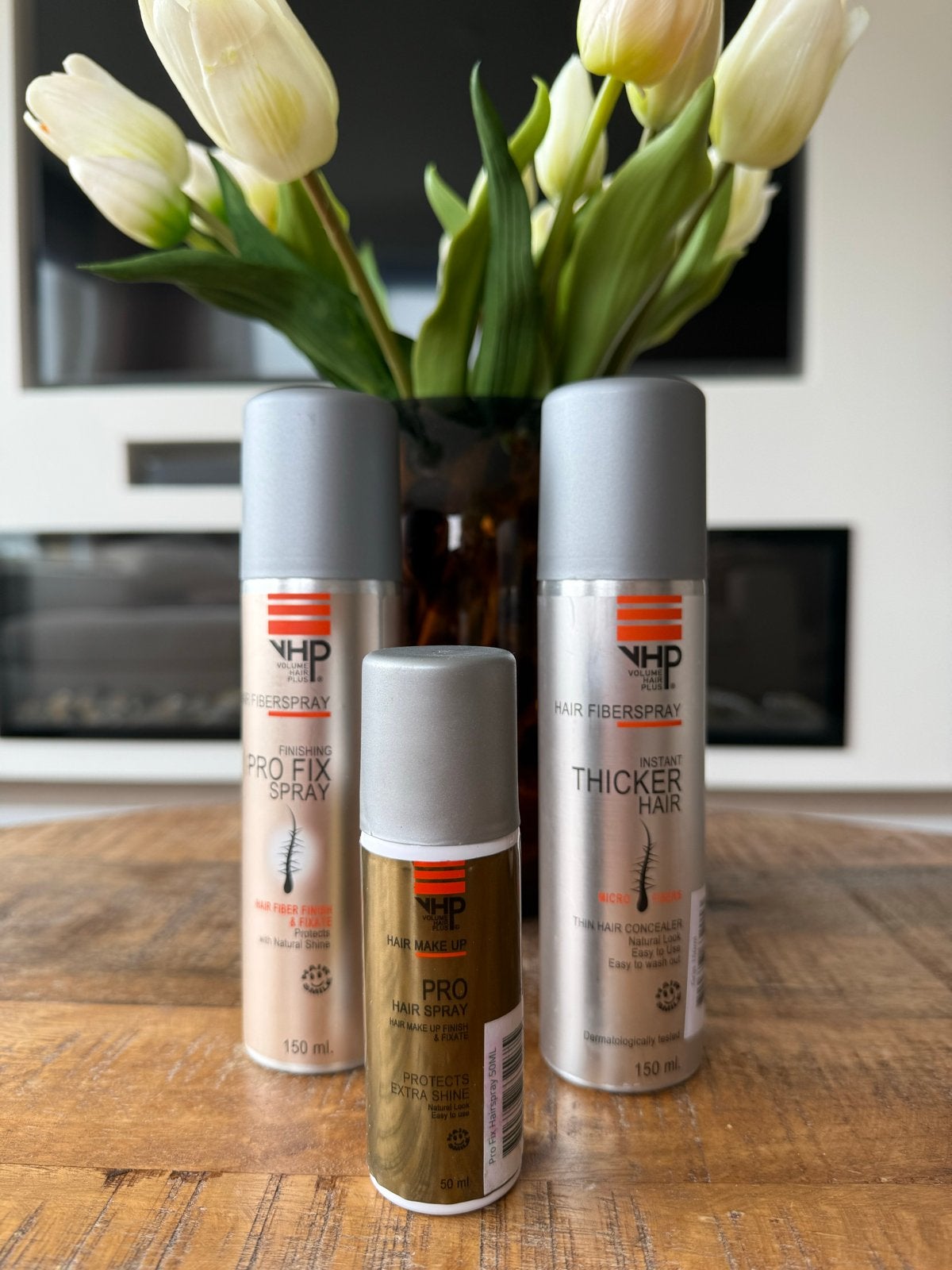 VHP Fiberspray & Pro Fix Hairspray Set voor Grijs Haar, Verzenden, Nieuw, Gel, Wax, Haarlak of Mousse