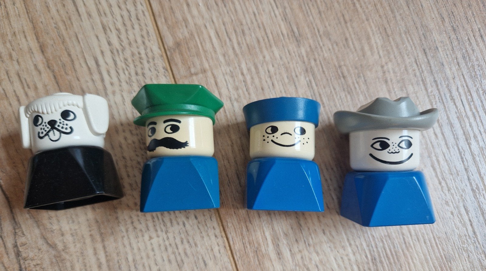 4 vintage LEGO DUPLO figuren jaren 70/80, Ophalen of Verzenden, Gebruikt, Minifiguur, Lego Primo