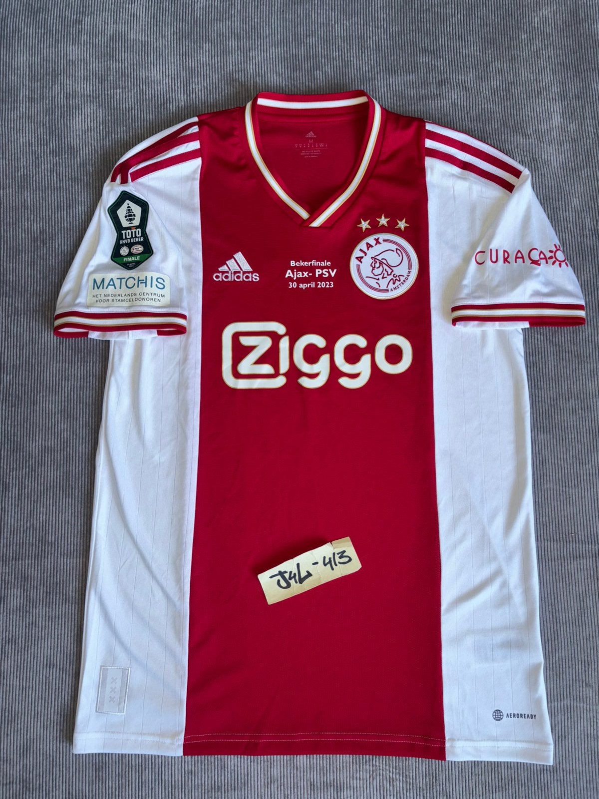 Ajax shirt match issue knvb bekerfinale 2023 afca fside tdk, Sport en Fitness, Maat XS of kleiner, Ophalen of Verzenden, Shirt