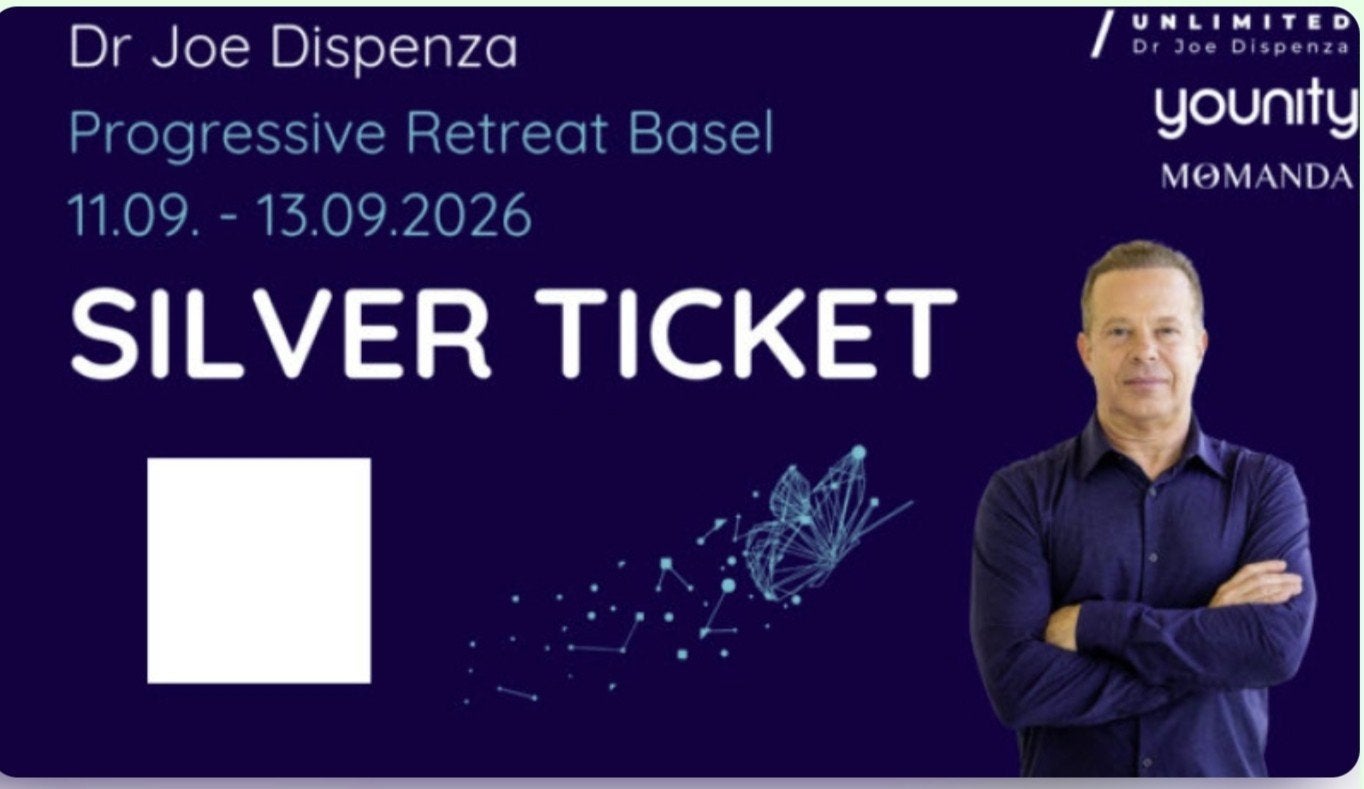 Joe Dispenza Progressive Retreat Basel – 2 Silver Tickets pl, Twee personen, September