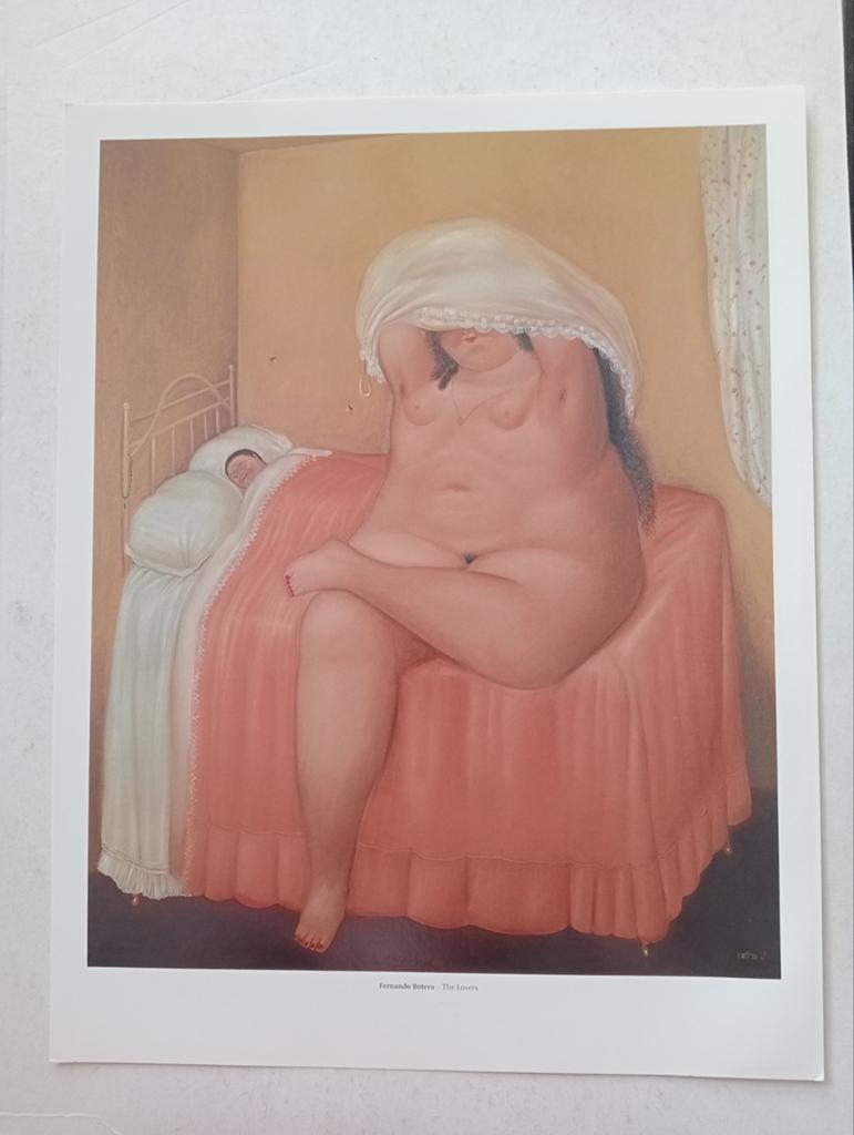 Fernando Botero print naakt erotiek, Ophalen of Verzenden