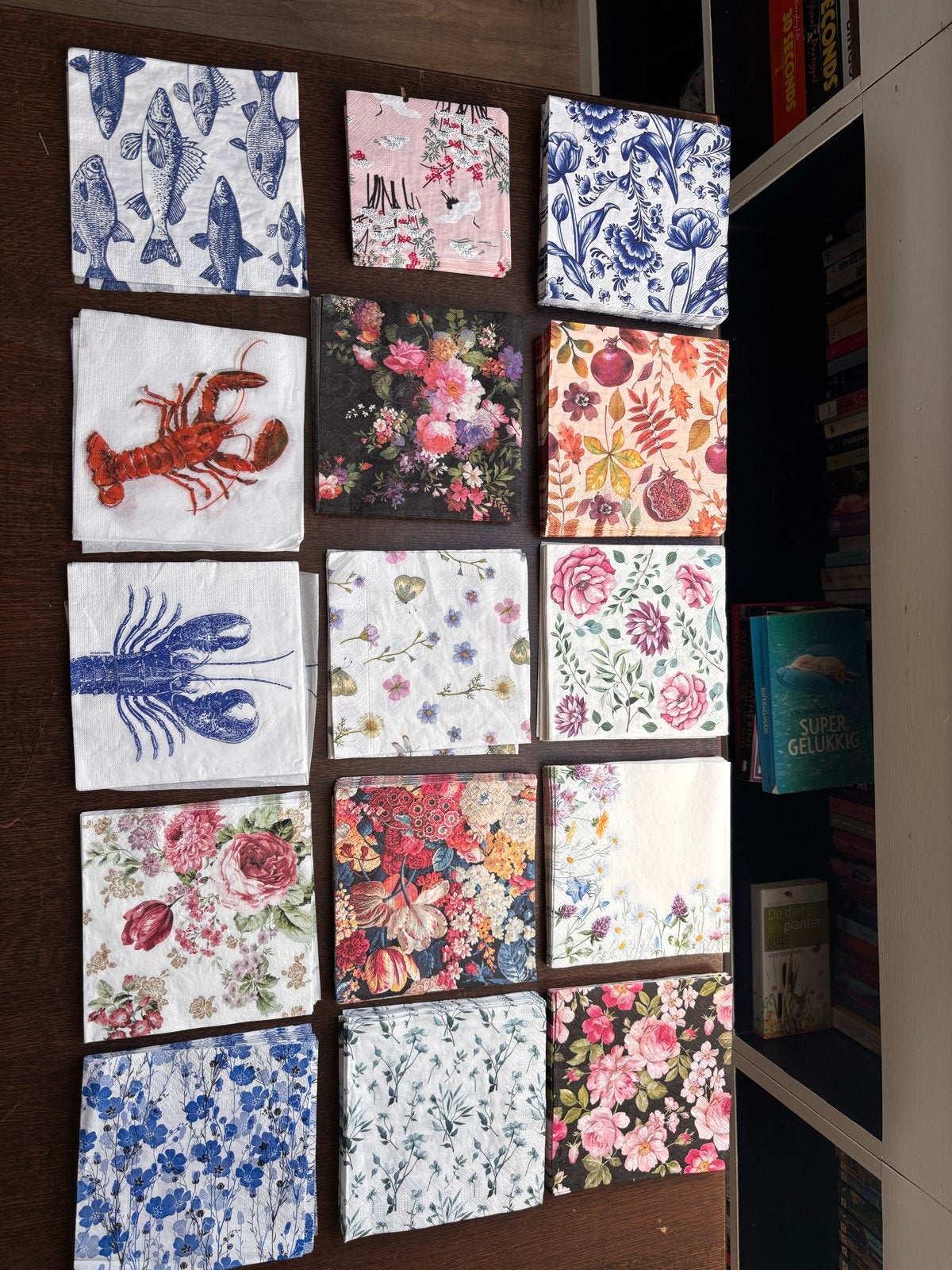 Diverse Knutsel Servetten - Decoupage & Hobby, ruim 100 stuk, Hobby en Vrije tijd, Nieuw, Meerkleurig, Papier of Karton, Knutselmateriaal