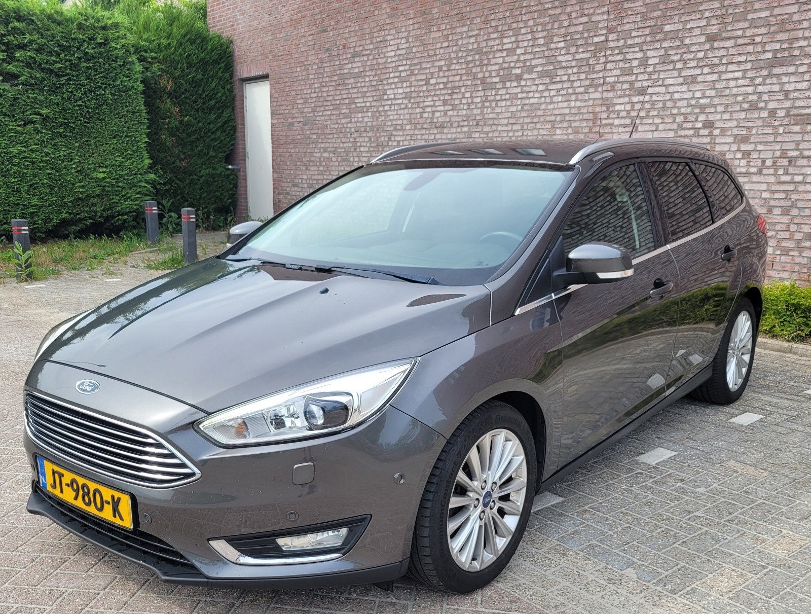 Ford Focus 2.0 Tdci 110KW Wagon 2016 Titanium Grijs, Auto's, Euro 5, 1800 kg, 4 cilinders, Origineel Nederlands