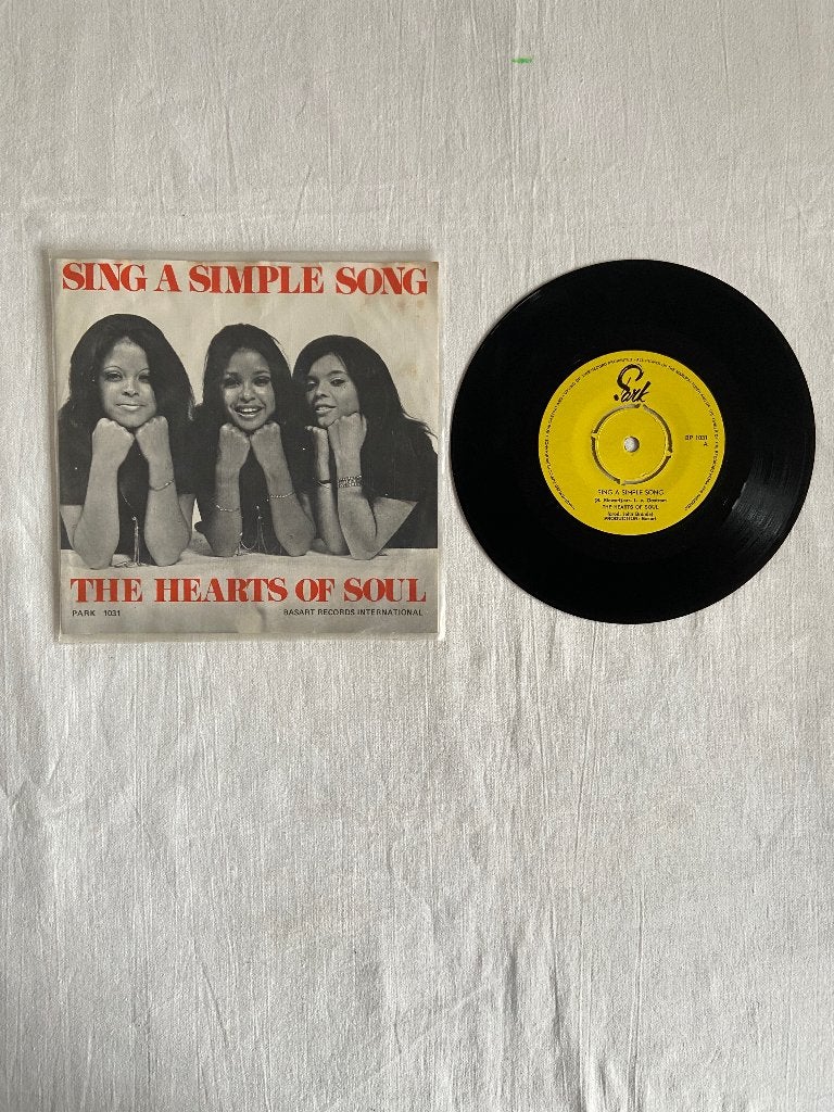 the hearts of soul - sing a simple song, Ophalen of Verzenden, Zo goed als nieuw, R&B en Soul