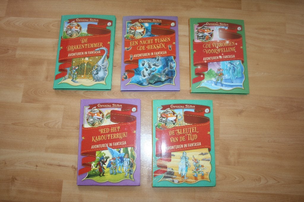 Geronimo Stilton - Avonturen in Fantasia - 3 euro per stuk, Boeken, Ophalen of Verzenden, Gelezen