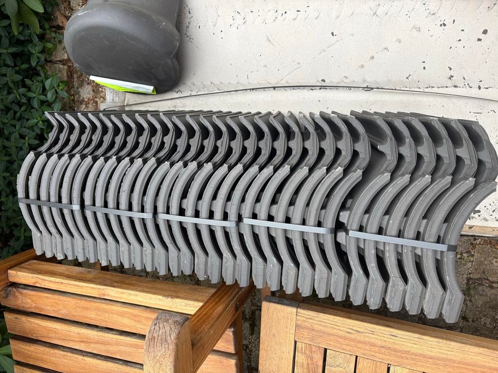 Nieuwe dakpannen 36x MONIER INNOSLATE NATURA Antraciet, Ophalen, Steen of Klei, Nieuw, Minder dan 5 m²