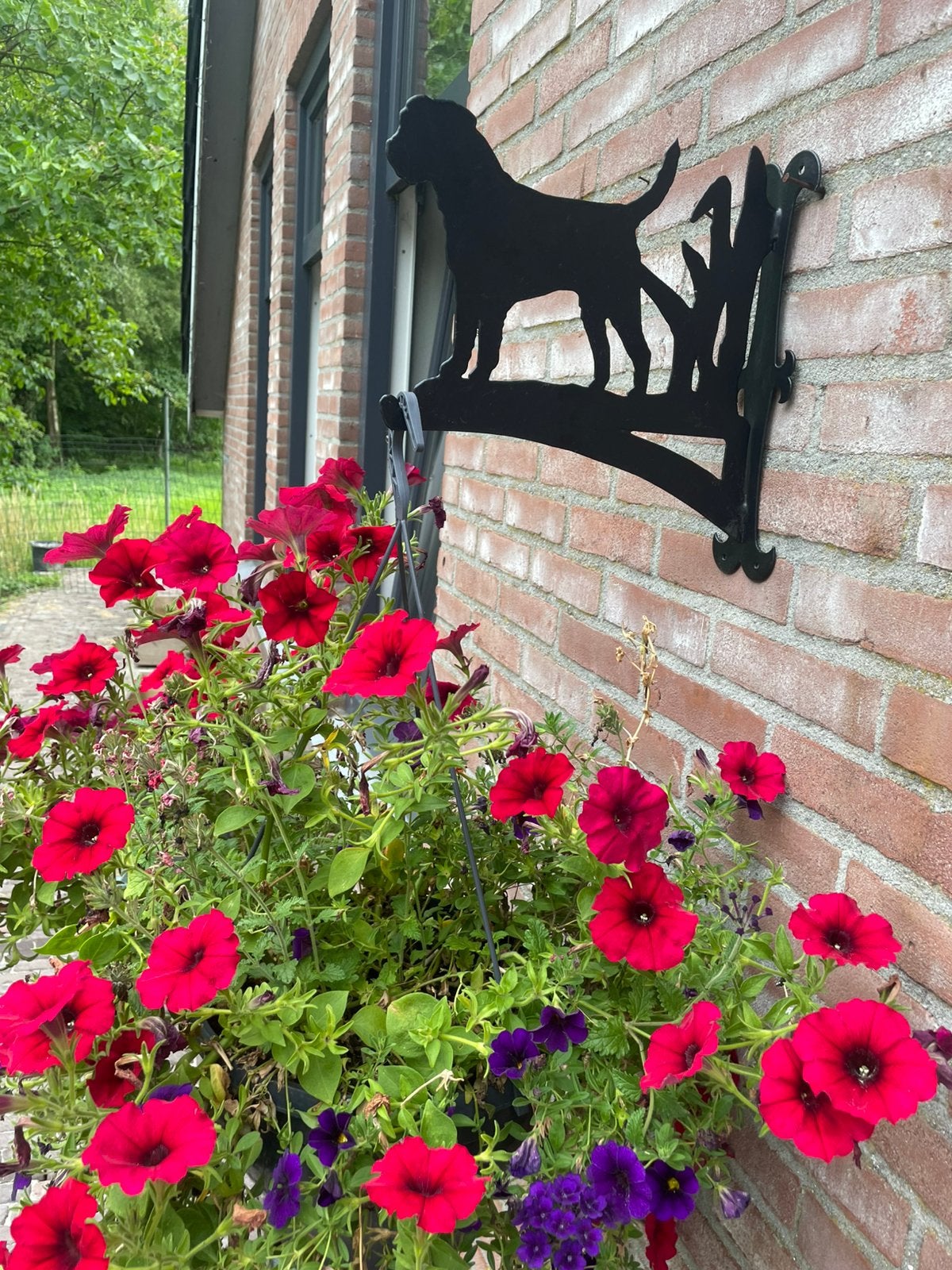 Border terriër planten en riem hanger, Dieren en Toebehoren, Ophalen of Verzenden