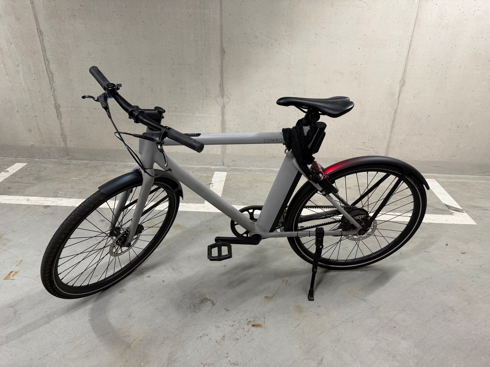Cowboy 3 E-bike (5200km), Ophalen, Gebruikt, 50 km per accu of meer, 55 tot 59 cm