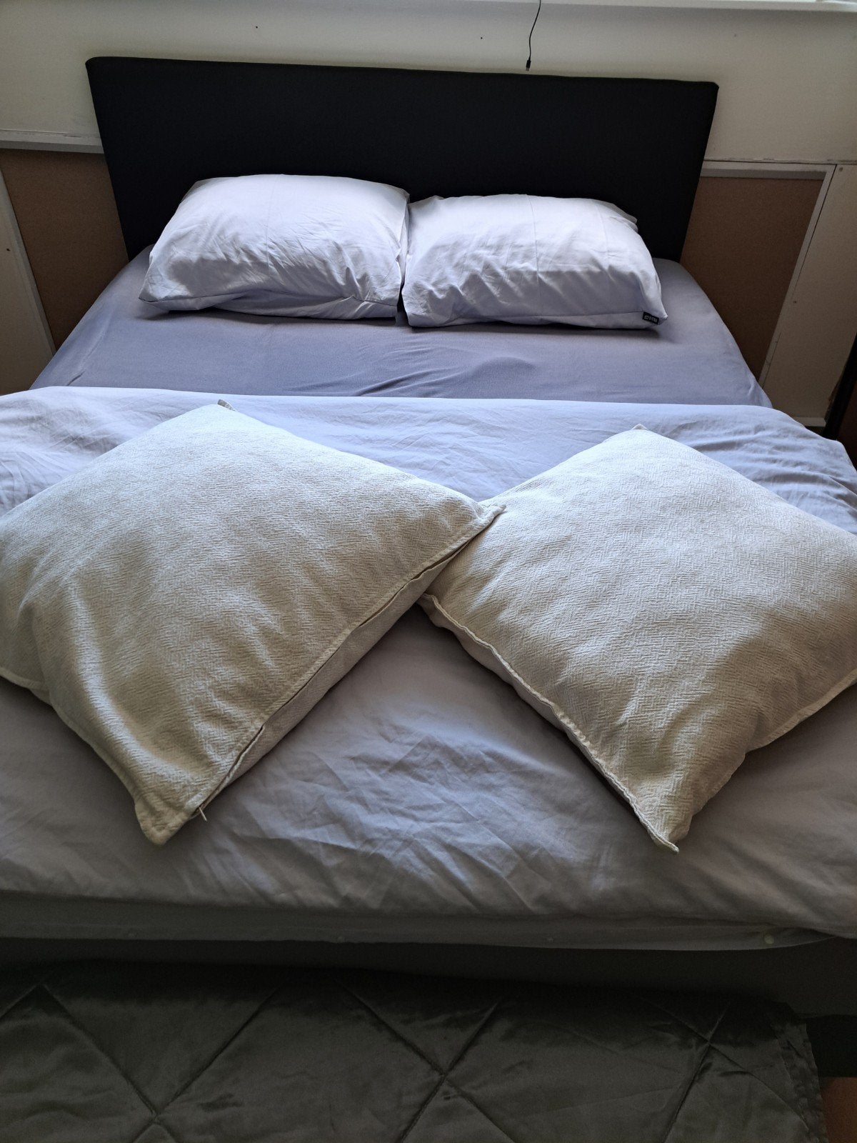 Extra dikke binnen kussens 60x60 cm, Huis en Inrichting, Ophalen, Wit, 190 cm of minder, Zo goed als nieuw