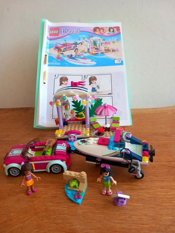 Lego Friends 41316 Andrea’s speedboottransport., Gebruikt, Lego, Friends, Ophalen of Verzenden