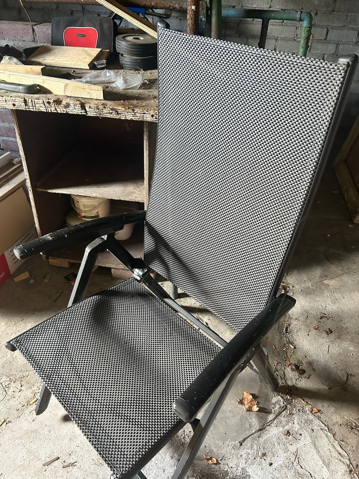 Sombrero klapstoel / tuinstoel / kampeerstoel, Ophalen, Gebruikt, Campingstoel