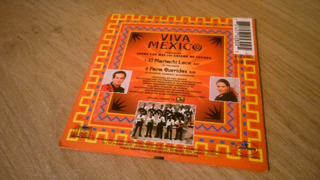 Viva Mexico Featuring Indra van Hal And Lazard De Lourde, Cd's en Dvd's, Cd Singles, Ophalen, Gebruikt, Latin en Salsa