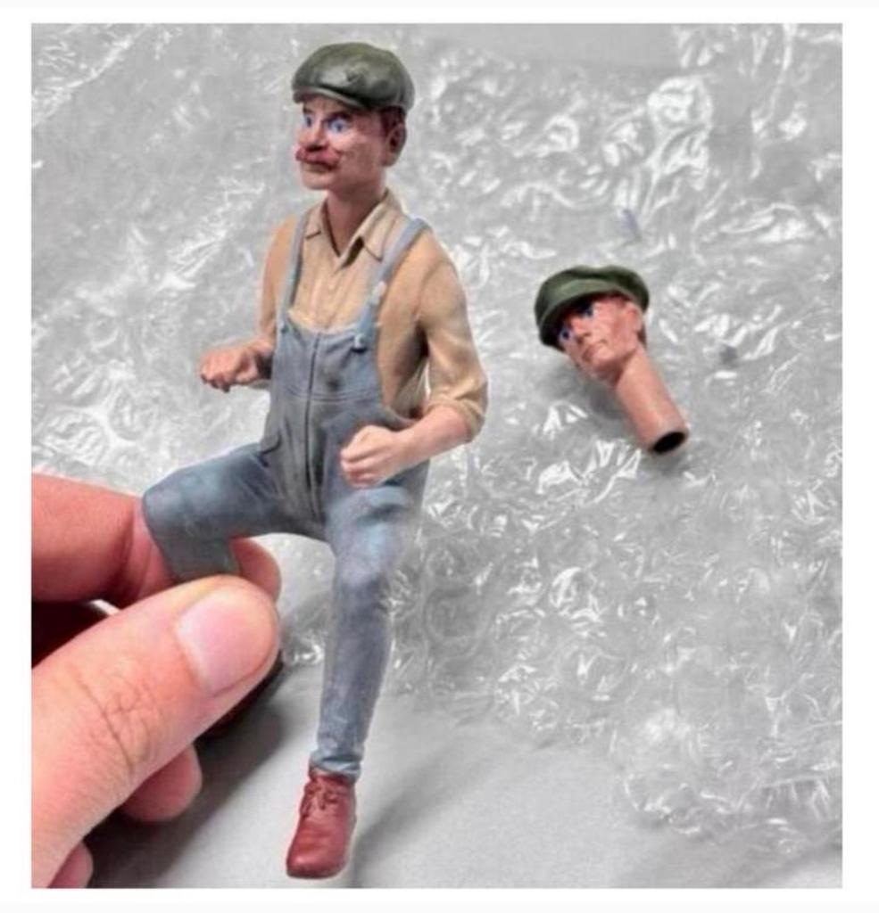 7/8ths Driver Hand-Painted Garden Railway people 1:13.7 pop, Overige merken, Nieuw, Ophalen of Verzenden, H