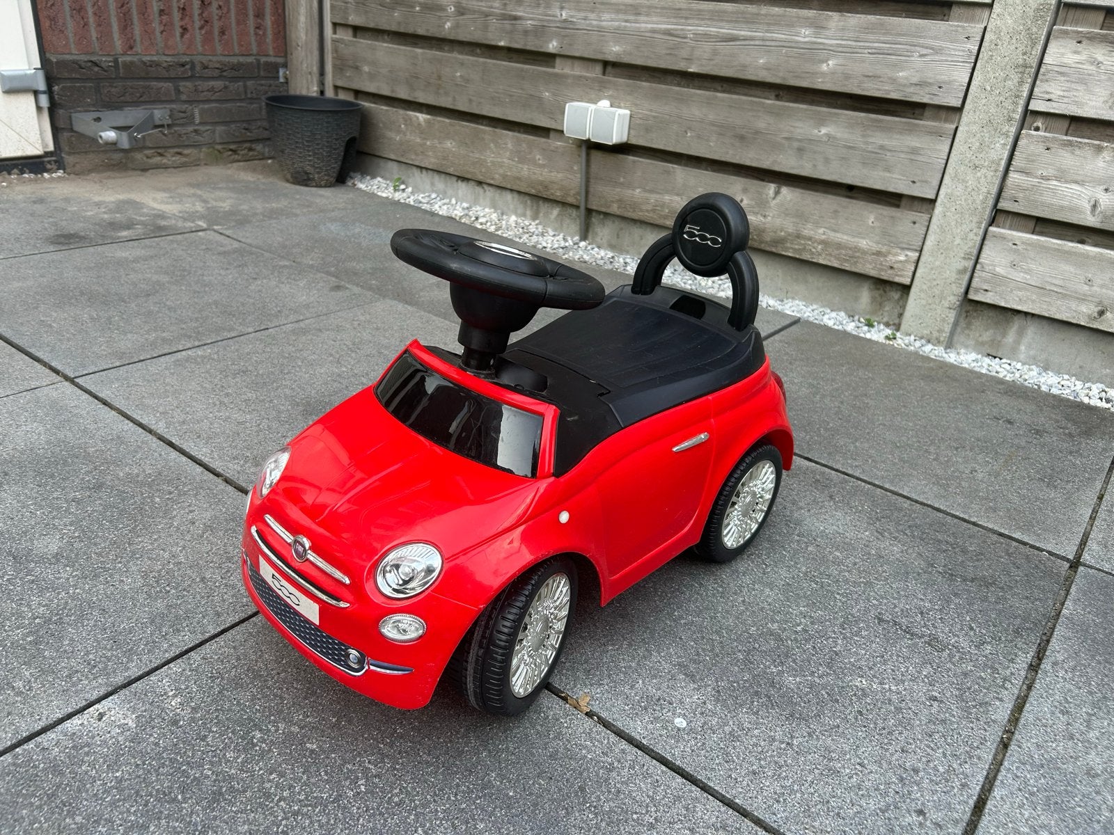 Rode Fiat 500 loopauto voor kinderen, Ophalen, Gebruikt, Loopvoertuig