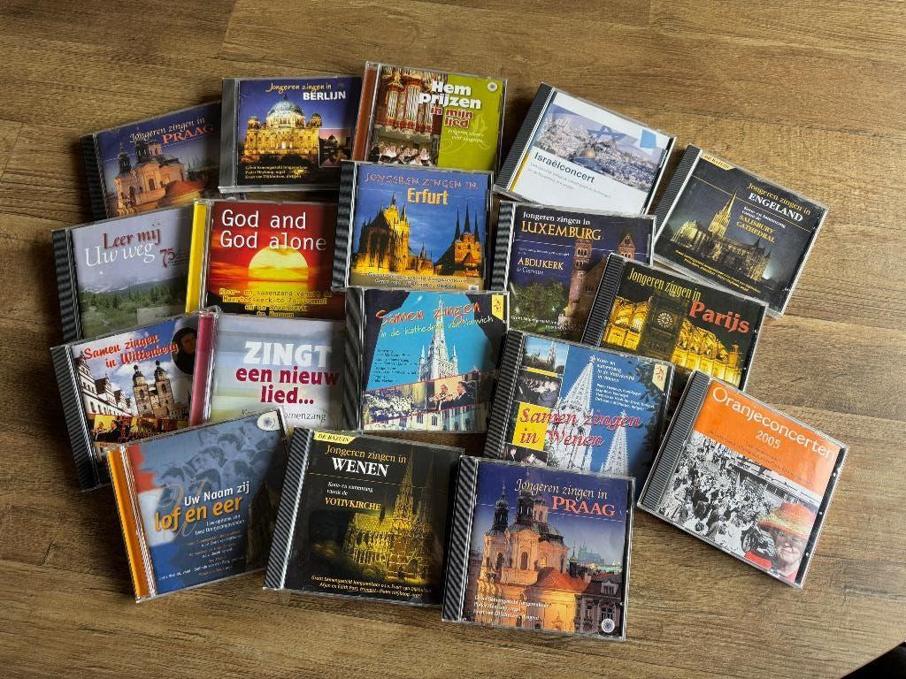 CD's samengestelde jongerenkoren (18 stuks, zie foto's), Ophalen of Verzenden, Zo goed als nieuw, Gospel