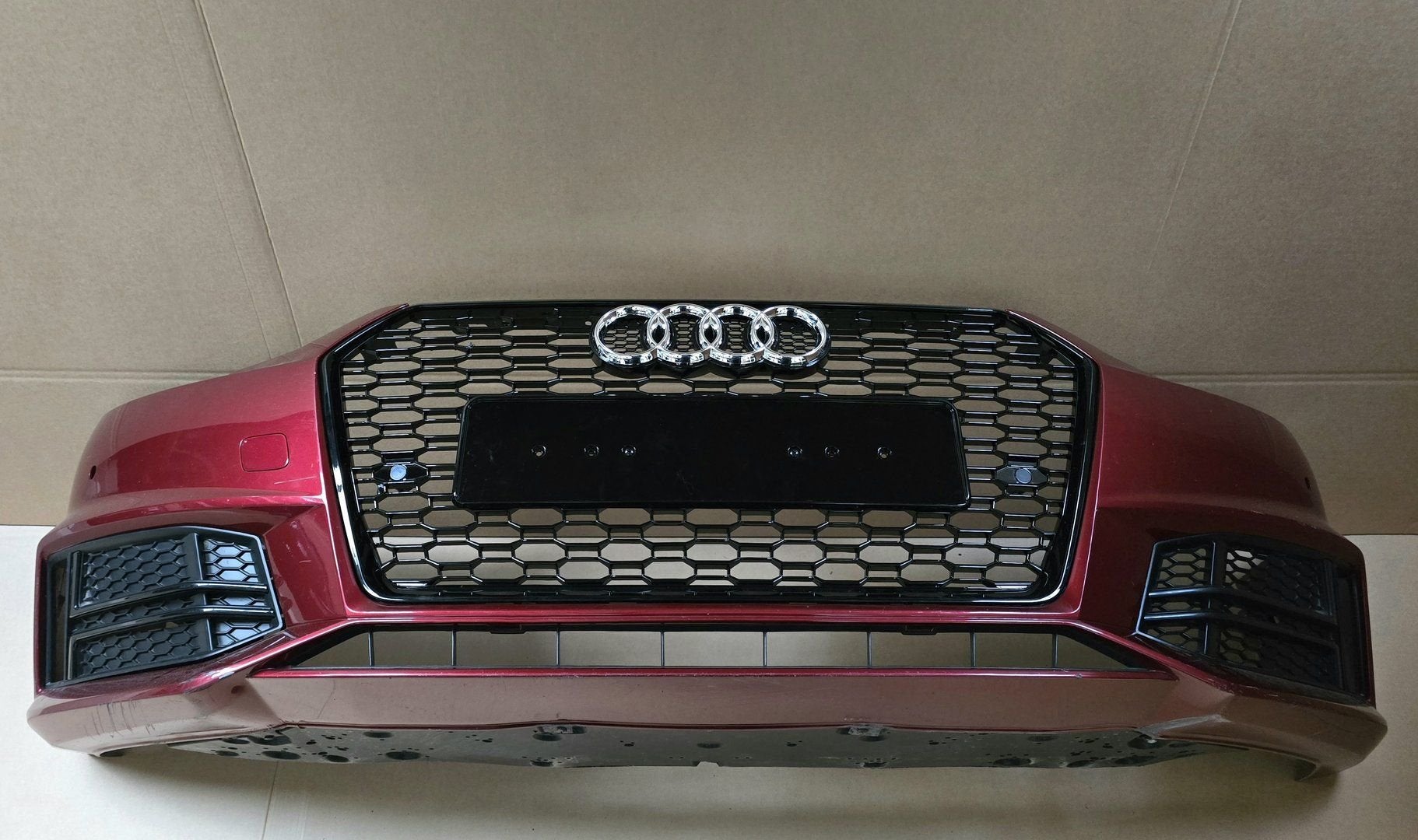 Voorbumper Audi A4 B9 8W S-line 4xPDC 8W0807437FL 2016-2019, Gebruikt, -, Voor, Bumper