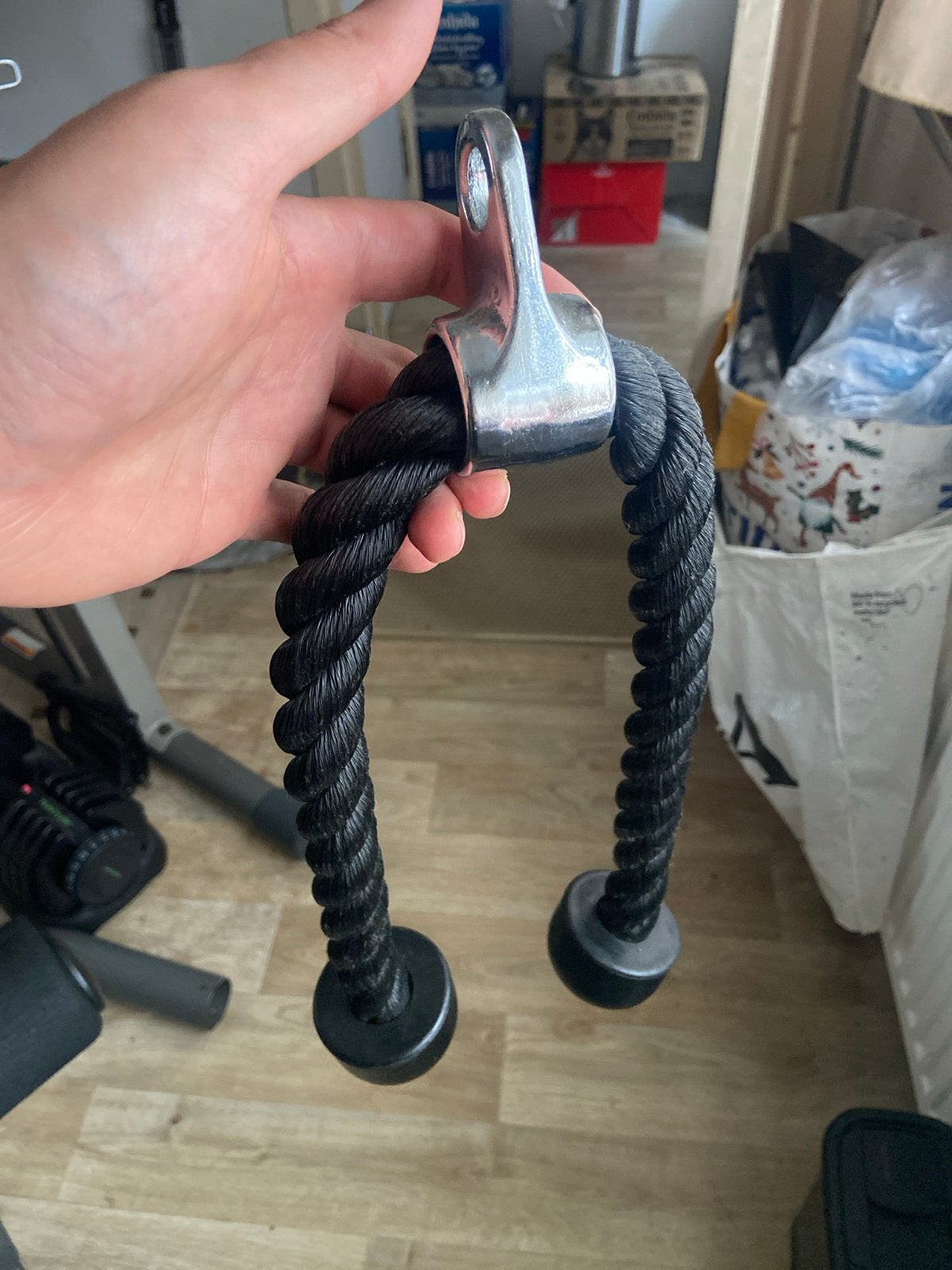 Triceps touw voor krachttraining, Ophalen, Zo goed als nieuw, Armen, Overige typen