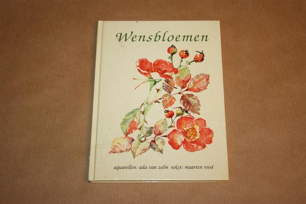 Wensbloemen. [Aquarellen van bloemen & gedichten], Boeken, Ophalen of Verzenden, Gelezen