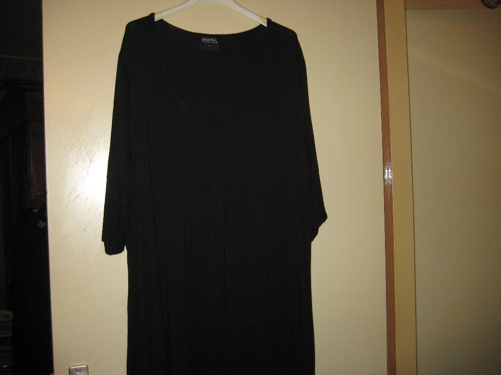 Zwart shirt, 46, Plus Size (369), Kleding | Dames, Zwart, Maat 46/48 (XL) of groter, Ophalen of Verzenden, Zo goed als nieuw
