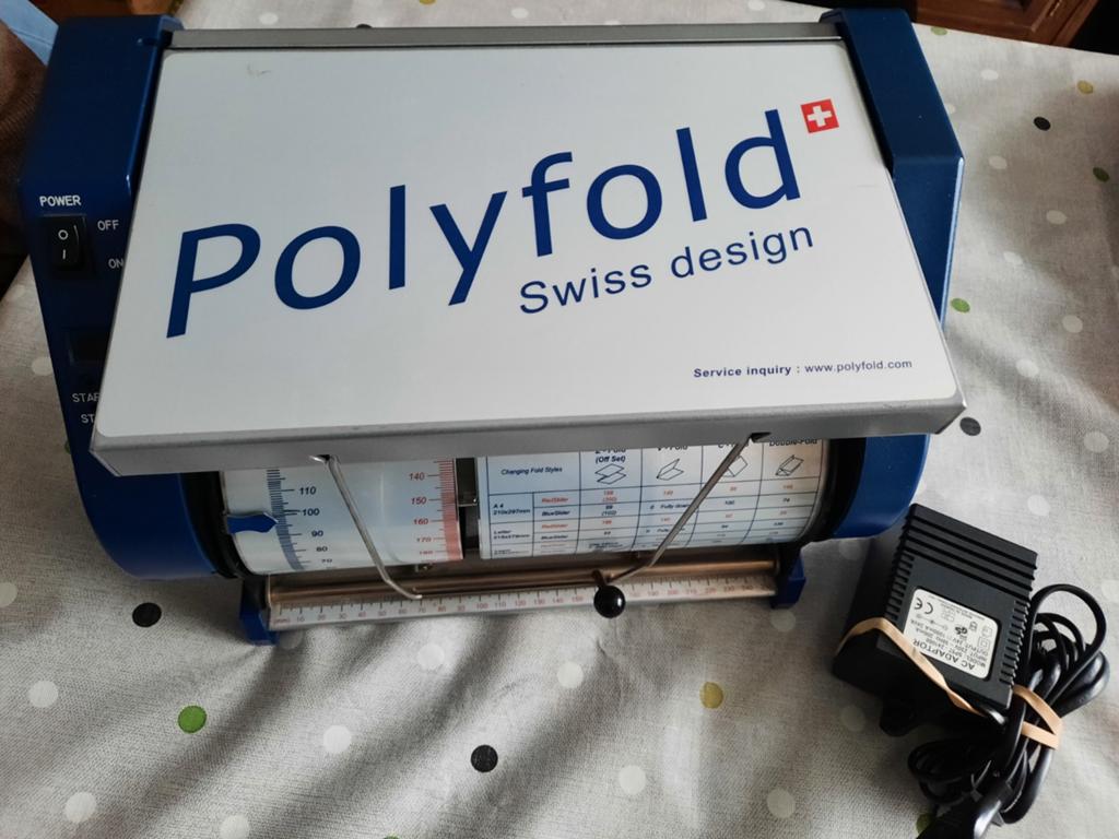 Polyfold Desktop Papier Vouwmachine - Swiss Design, Diversen, Bureau-accessoires, Gebruikt, Ophalen of Verzenden