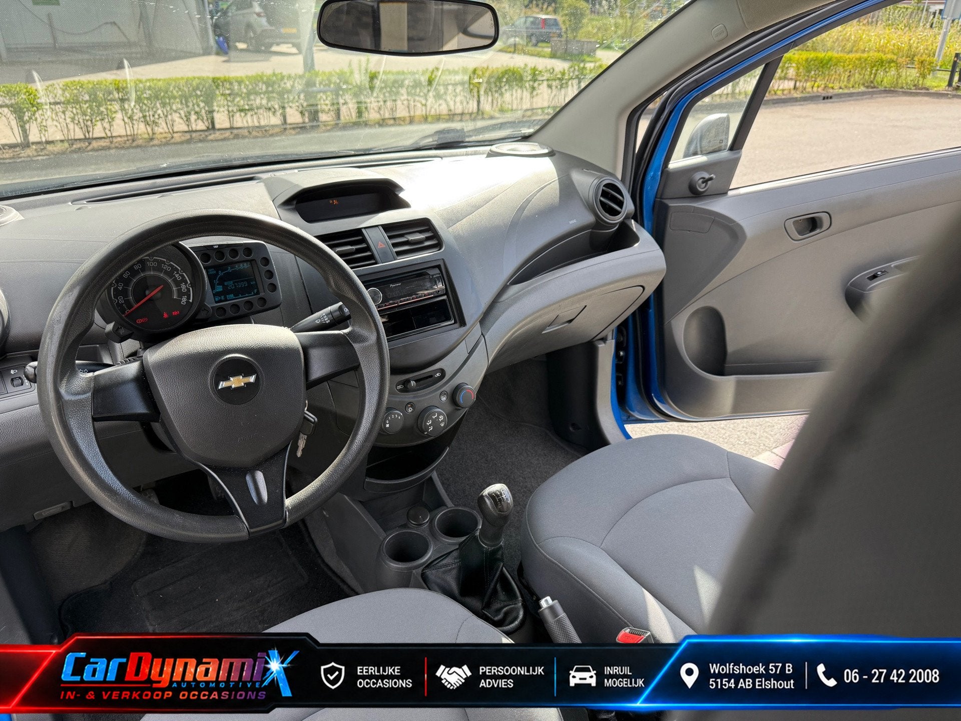 Chevrolet Spark 1.0 16V LS Bi-Fuel | LPG G3 | Airco | LMV |, Auto's, Voorwielaandrijving, Euro 5, 4 cilinders, Blauw