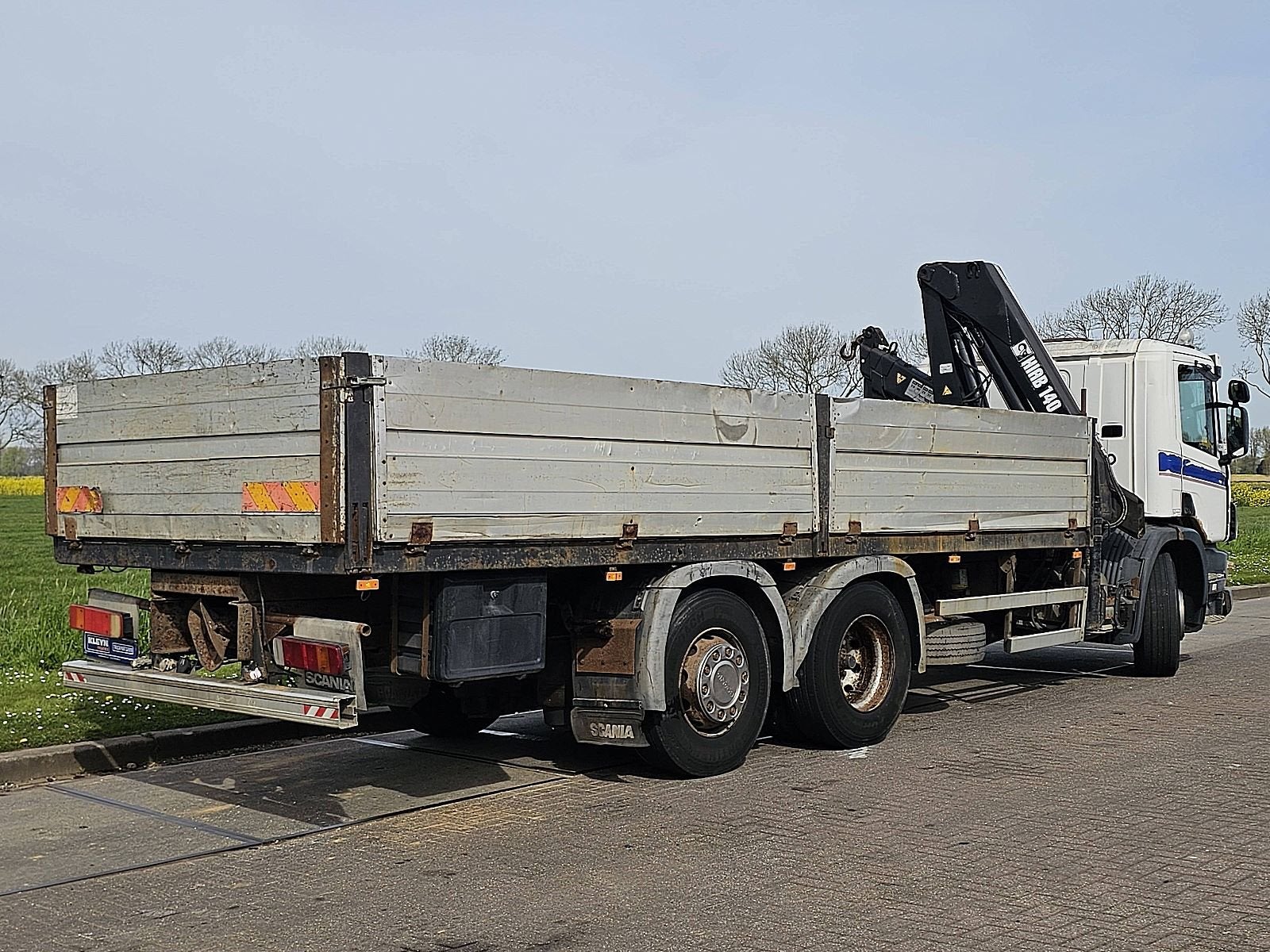 SCANIA P94.260 6x2 hiab crane, Auto's, Vrachtwagens, Euro 2, Scania, Bedrijf, 260 pk