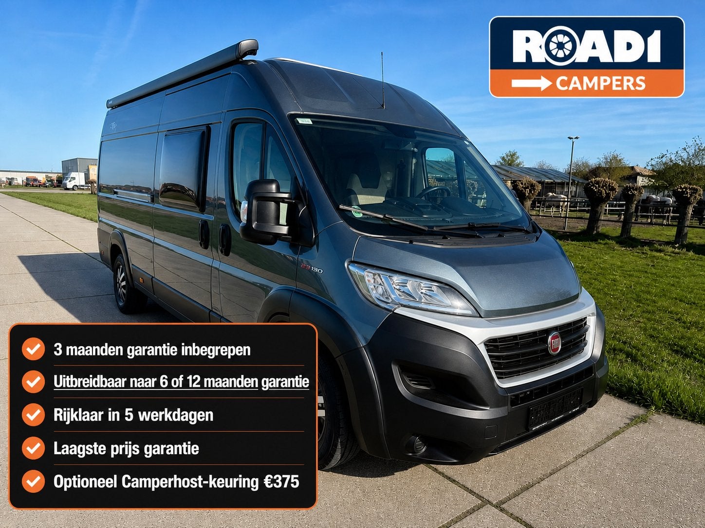 Pössl Roadcar 640 | 2019 | 51.000 km | 150 pk | Buscamper, Fiat, Pössl, Bedrijf, Tot en met 3