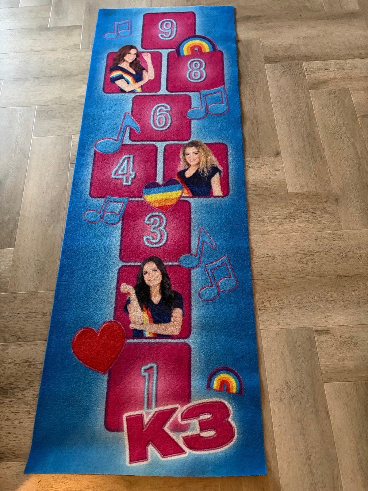 K3 speelmat - Zo goed als nieuw - 60x180 cm, Ophalen of Verzenden, Zo goed als nieuw, Meisje