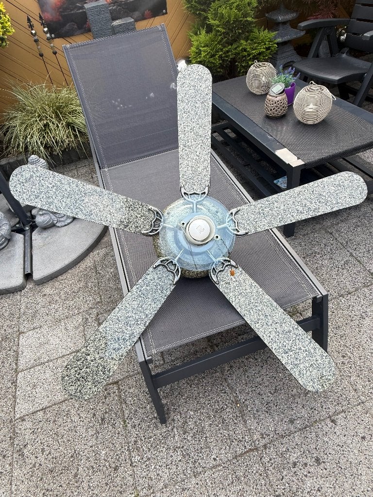 Plafondventilator met lamp, Ophalen, Gebruikt, Plafondventilator