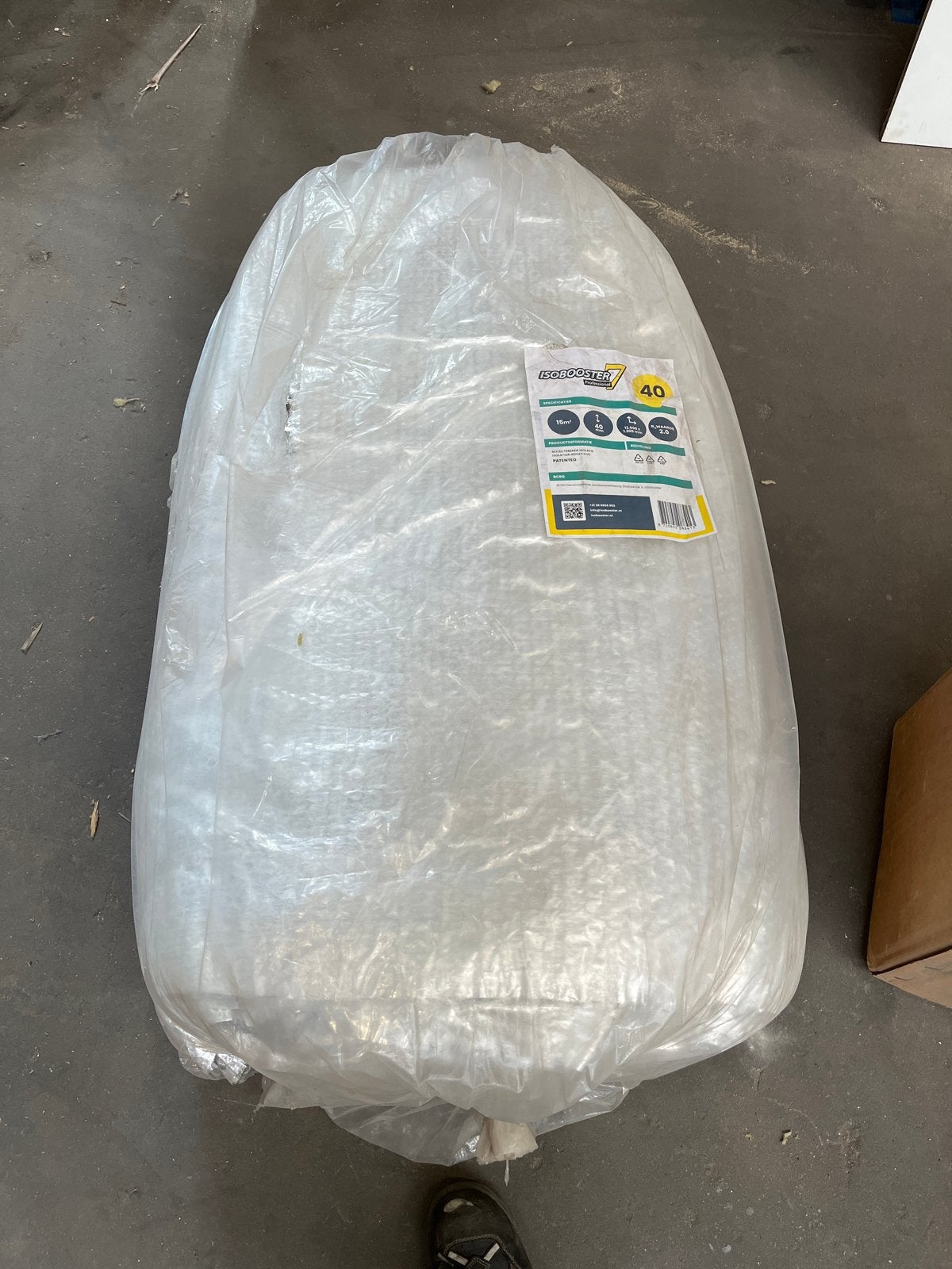 Isolatie deken Isobooster 7 Professional 15m², Overige materialen, 10 tot 15 m², Nieuw, Vloerisolatie