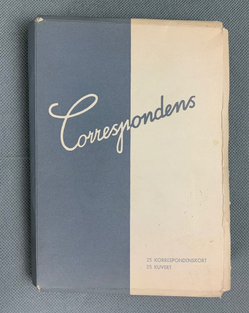 Vintage 60s Ljungdahls briefpapier (set papier + enveloppen), Diversen, Ophalen of Verzenden, Gebruikt