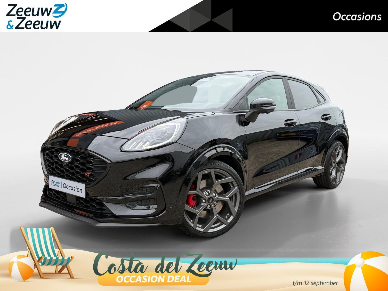 Ford Puma 1.0 EcoBoost Hybrid ST | 1STE EIGENAAR! NIEUW MODE, Auto's, Ford, Bedrijf, Te koop, Puma, 360° camera, ABS, Achteruitrijcamera