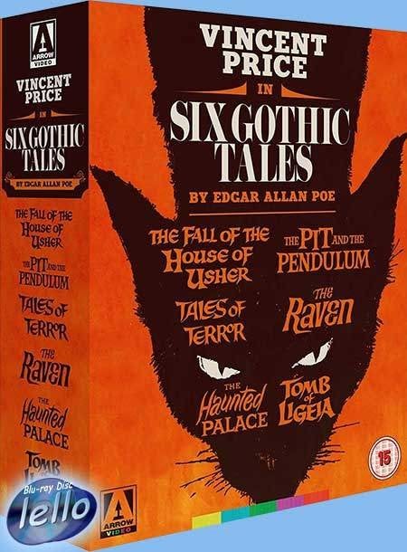 Blu-ray: Edgar Allan Poe's Six Gothic Tales (Vincent Price), Ophalen of Verzenden, Nieuw in verpakking, Horror