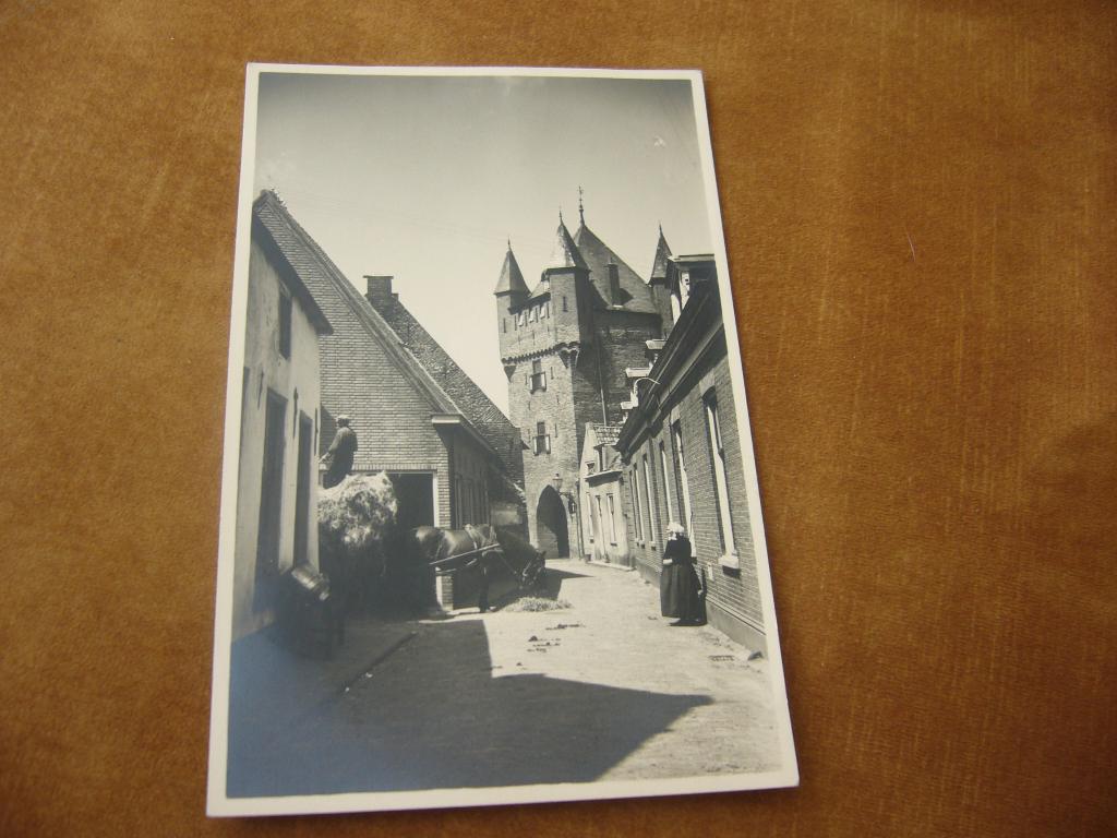 HATTEM  =  DIJKPOORT EN GESTICHT D,OUDE VROUWEN, Ophalen of Verzenden, 1940 tot 1960, Ongelopen, Gelderland