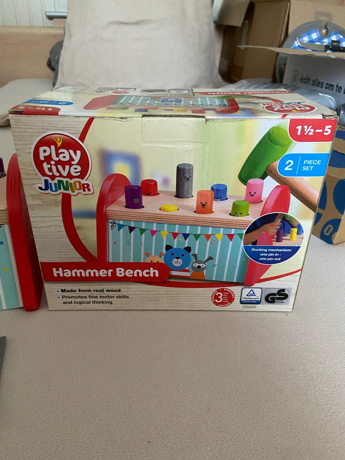 Playtive Junior Hamertje Tik - Houten Speelgoed, Ophalen of Verzenden, Zo goed als nieuw, Overige typen